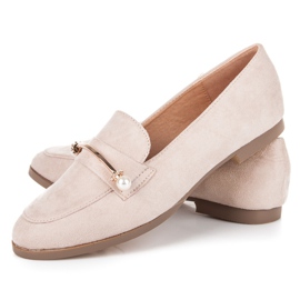 Seastar Slipper mit Perlen beige 2