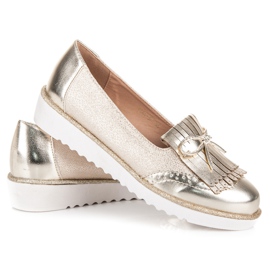 Vices Mokassins auf der Lasterplattform gelb 2