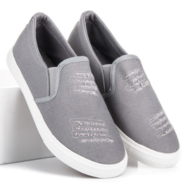 Seastar Graue Slip-On-Sneakers 1