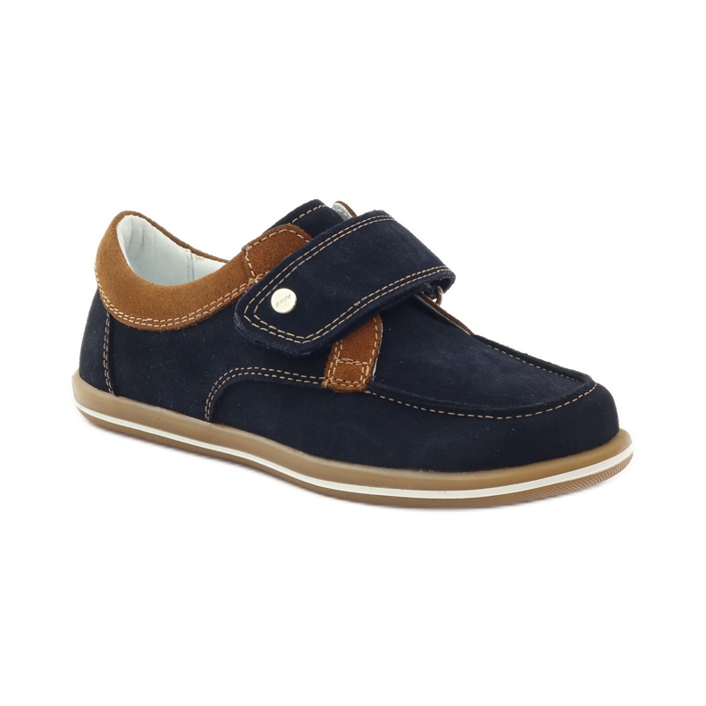 Bartek Freizeitschuhe für Jungen 35599 marineblau navy blau braun 1