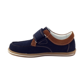 Bartek Freizeitschuhe für Jungen 35599 marineblau navy blau braun 2