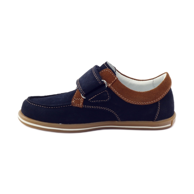Bartek Freizeitschuhe für Jungen 35599 marineblau navy blau braun 2