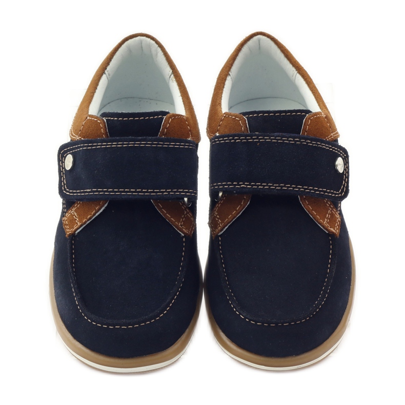 Bartek Freizeitschuhe für Jungen 35599 marineblau navy blau braun 4