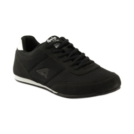 American Club American 7066 schwarze Joggingschuhe weiß 1