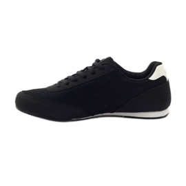 American Club American 7066 schwarze Joggingschuhe weiß 2