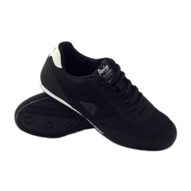American Club American 7066 schwarze Joggingschuhe weiß 3