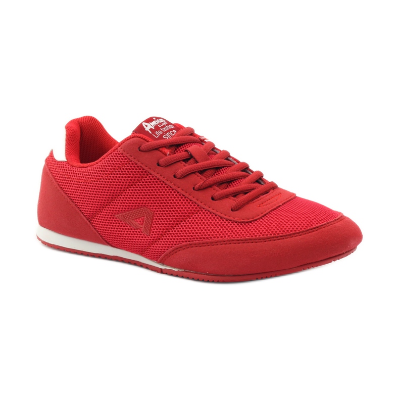 American Club Amerikanischer 7066 roter Joggingsport weiß 1