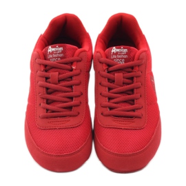 American Club Amerikanischer 7066 roter Joggingsport weiß 4