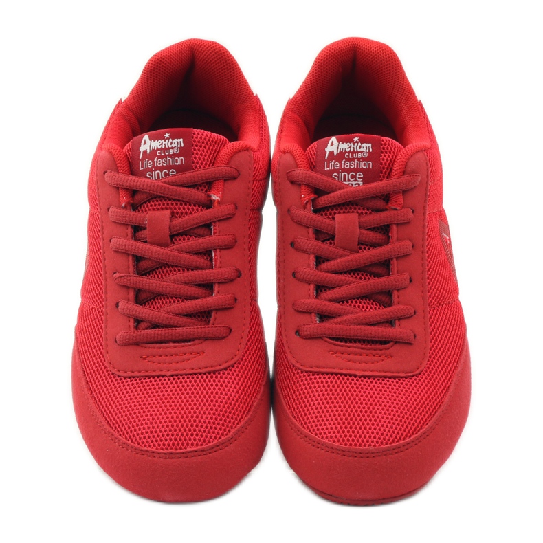 American Club Amerikanischer 7066 roter Joggingsport weiß 4