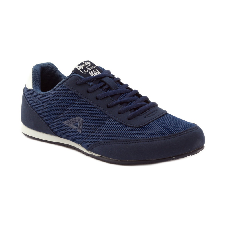 American Club American 7066 Marineblaue Joggingschuhe weiß navy blau 1