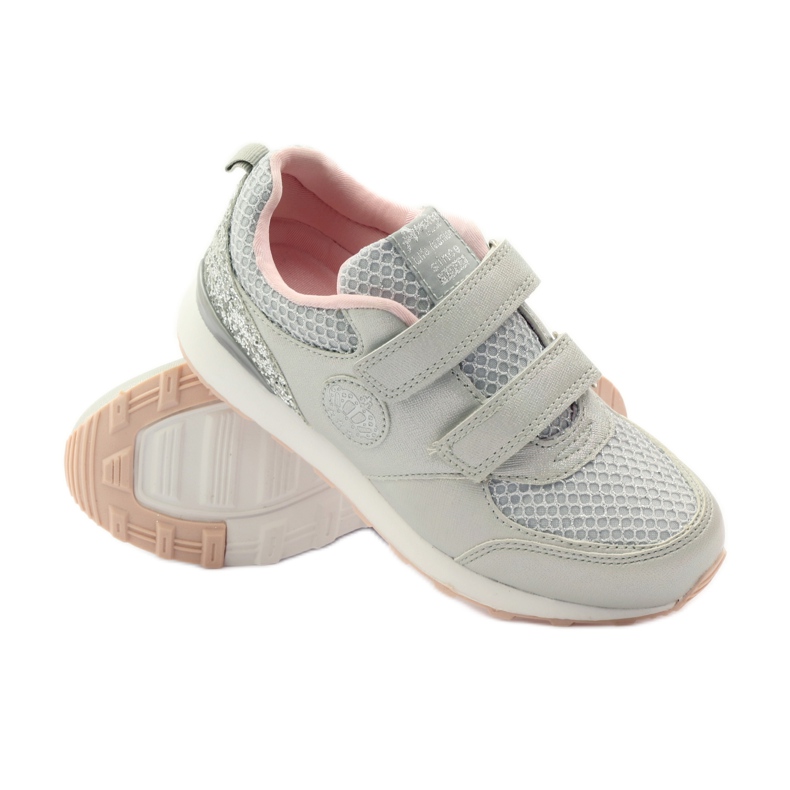 American Club Sport-Klettverschluss American 16211 Silber grau 3