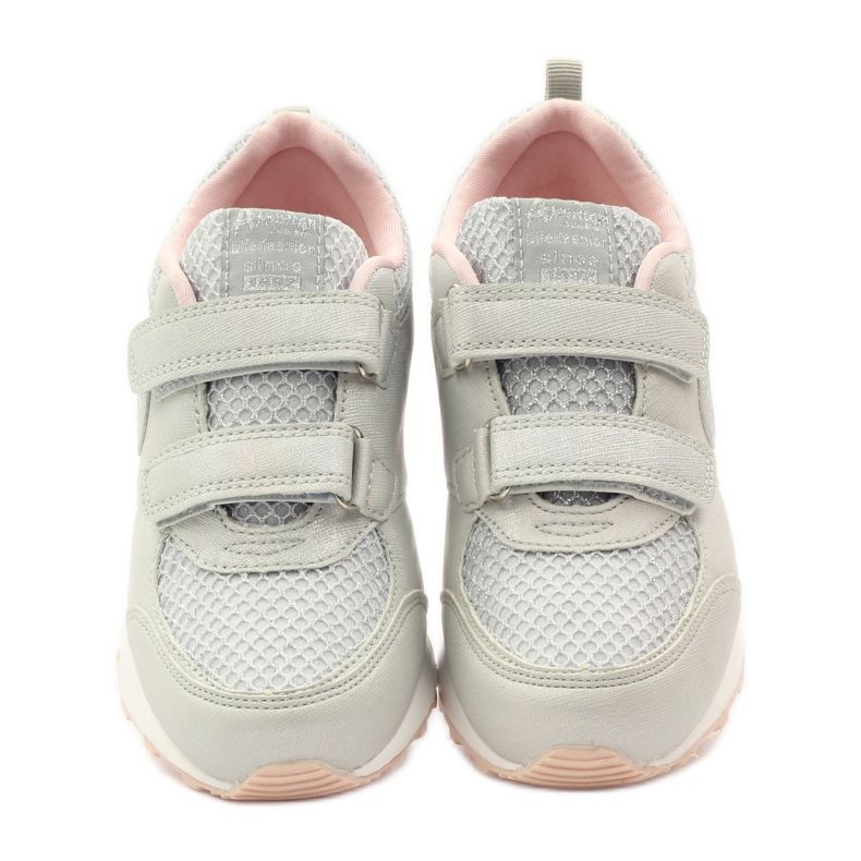 American Club Sport-Klettverschluss American 16211 Silber grau 4