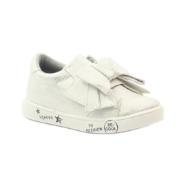 American Club Amerikanische 17386 silberne Turnschuhe grau 1