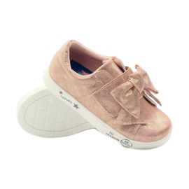 American Club Amerikanische 17386 rosa Turnschuhe gelb 3