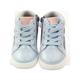 American Club Die amerikanischen Herzen sportlicher Mädchen grau blau 4