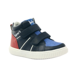 American Club Amerikanische 17155 Sportschuhe navy blau rot blau 1