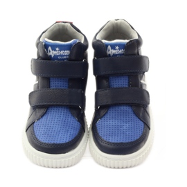 American Club Amerikanische 17155 Sportschuhe navy blau rot blau 4