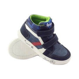 American Club Amerikanische 17353 Sportschuhe marineblau rot weiß 3