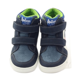 American Club Amerikanische 17353 Sportschuhe marineblau rot weiß 4