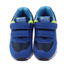 American Club Amerikanische 15110 Turnschuhe grün blau 4