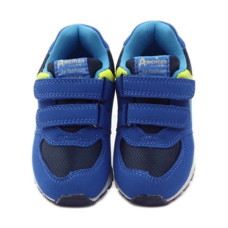 American Club Amerikanische 15110 Turnschuhe grün blau 4