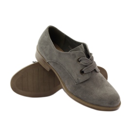 Damen Wildlederschuhe Sergio Leone 303 grau 3