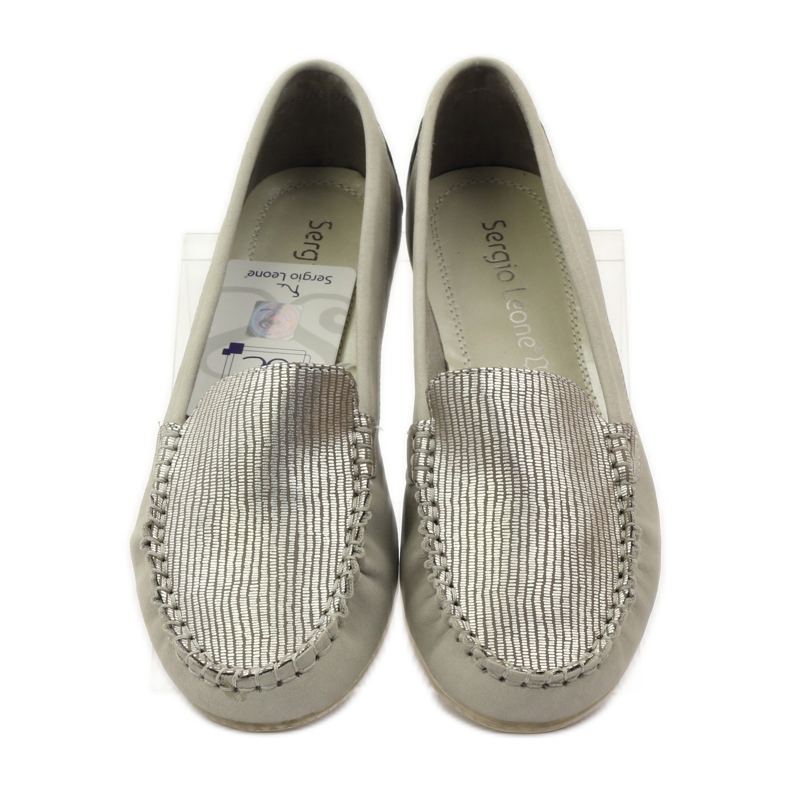 Sergio Leone 721 Wildlederloafer grau 4