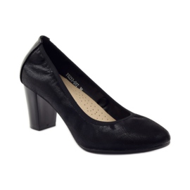 Sergio Leone Pumps auf einem Pfosten 233 schwarz 1