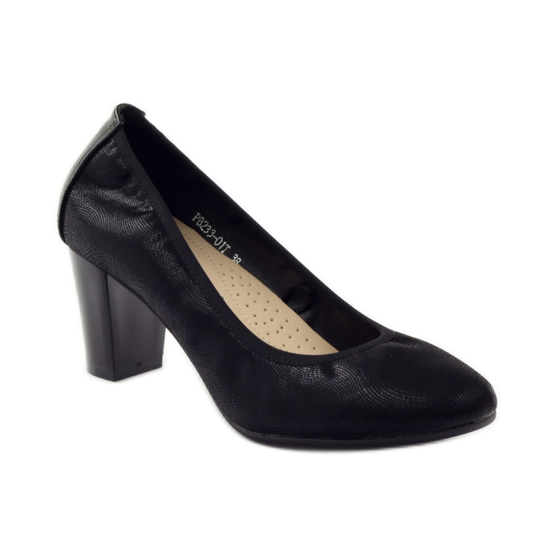 Sergio Leone Pumps auf einem Pfosten 233 schwarz 1