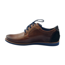 Freizeitschuhe für Herren Nikopol 1657 braun schwarz marineblau 2