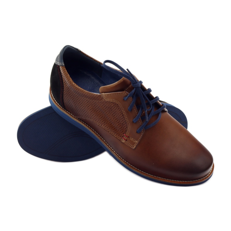 Freizeitschuhe für Herren Nikopol 1657 braun schwarz marineblau 3