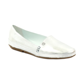 Silberne Damenschuhe Badura 6352 1