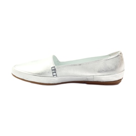 Silberne Damenschuhe Badura 6352 2
