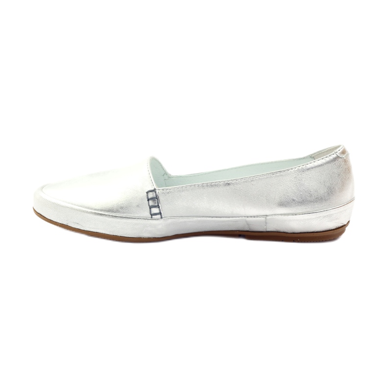 Silberne Damenschuhe Badura 6352 2