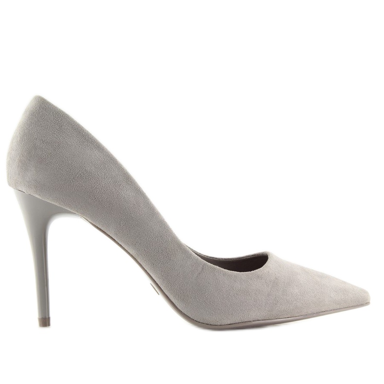 Grau GF-JX78 Graue Stilettos für Damen 2