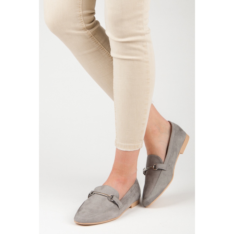 Vices Laster-Slipper für Damen grau 2