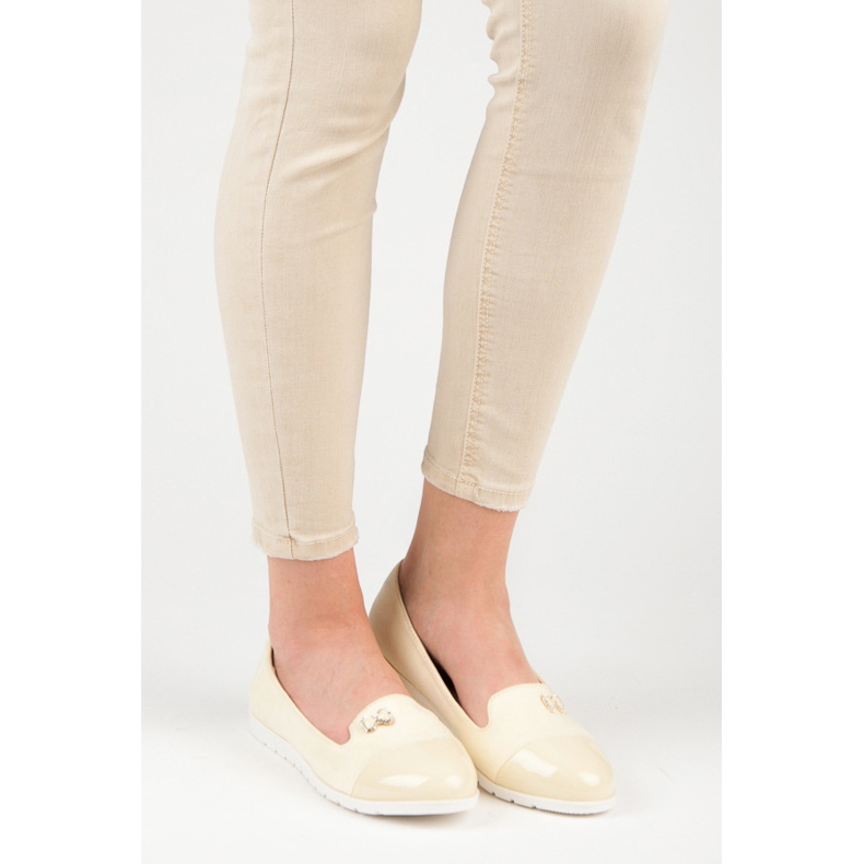 Vices Lasterballerinas für Damen gelb 1
