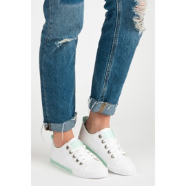 Sneaker zum Schnüren weiß 1