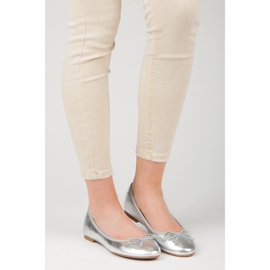 Seastar Silberne Ballerinas grau 1