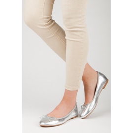 Seastar Silberne Ballerinas grau 2