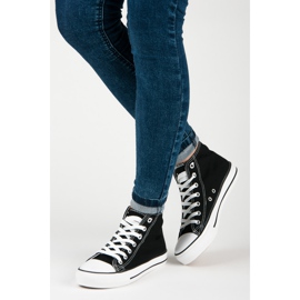 Seastar Hohe Turnschuhe für Damen schwarz 2