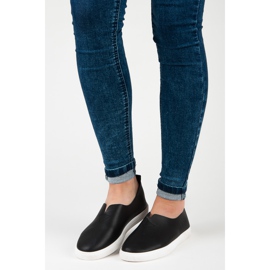 Schwarze Sneaker zum Hineinschlüpfen 1