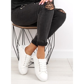 Weiße Damenturnschuhe SU09p Weiß 1