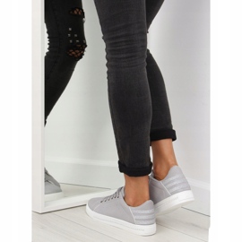 Grau Graue Damenturnschuhe SU09p Grau 2