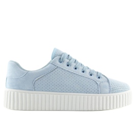 AX02 Blaue Creepers blaue Turnschuhe 1