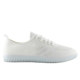 Weiße Turnschuhe für Damen LA10P weiß 2