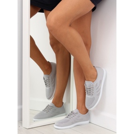 Grau Graue Damenturnschuhe LA10P Grau 1