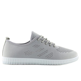 Grau Graue Damenturnschuhe LA10P Grau 2