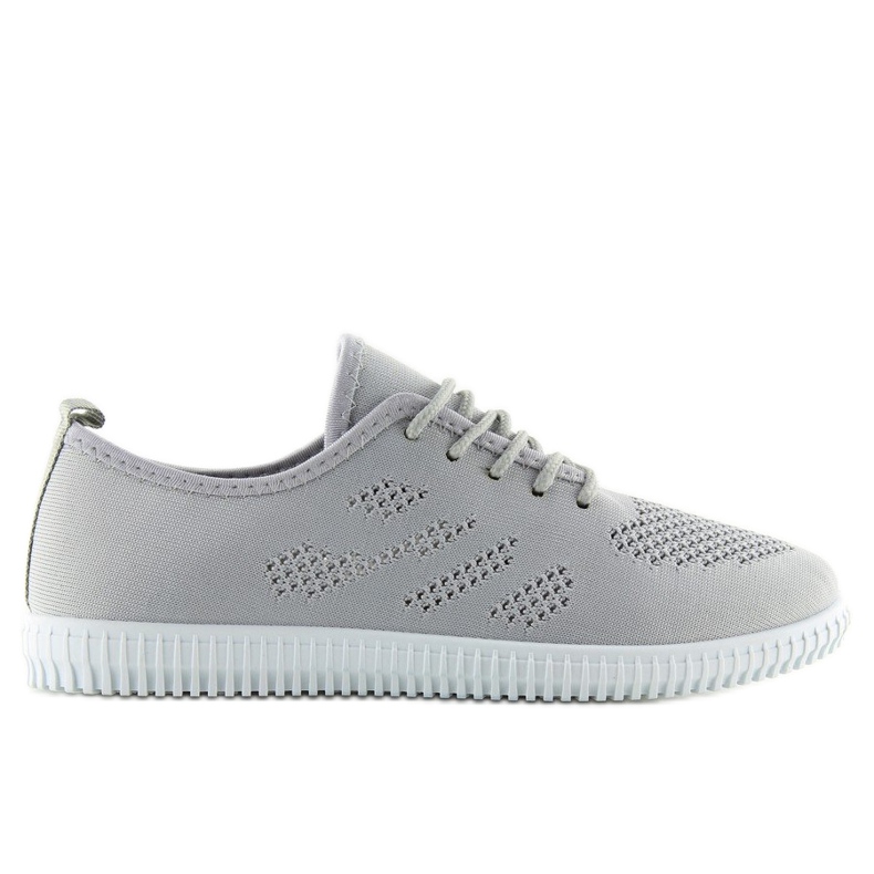 Grau Graue Damenturnschuhe LA10P Grau 2