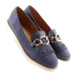 Loafer für Damen marineblau G237 blau 1